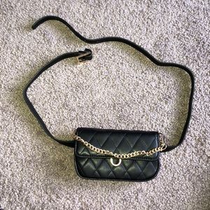 Small Black belt fanny pack